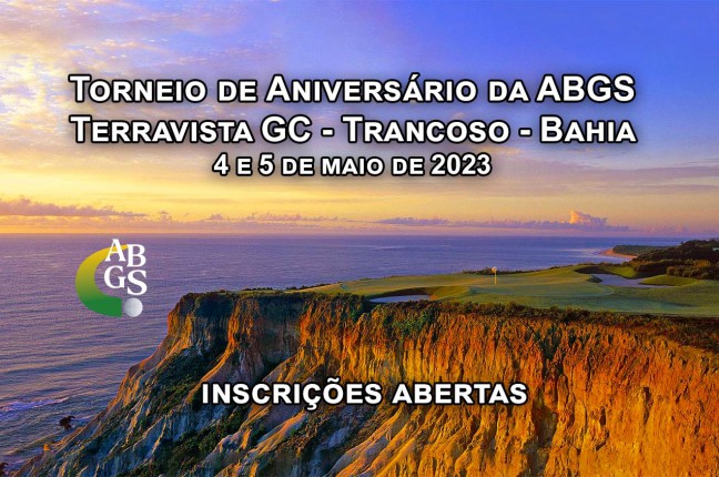 Você não pode perder o Torneio de Aniversário da ABGS, dias 4 e 5 de maio, em Trancoso