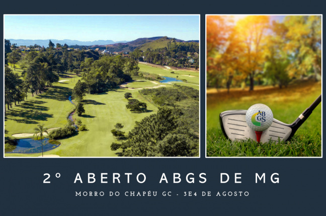Inscreva-se já para o  2º Aberto ABGS de Golfe Sênior do Estado de Minas Gerais