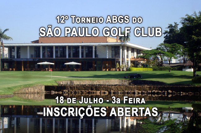 Já estão abertas as inscrições para o 12º Torneio ABGS do São Paulo Golf Club