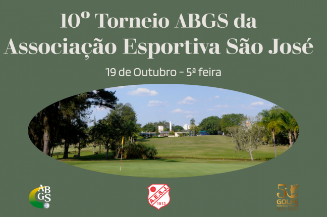 Vamos comemorar juntos os 10 anos do Torneio ABGS da Associação Esportiva São José