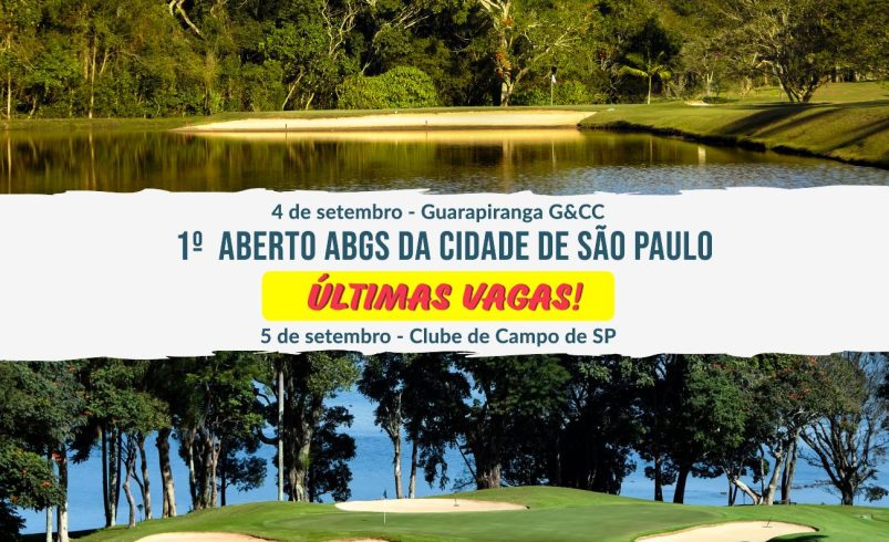 Ainda dá tempo de participar do 1º Aberto ABGS da Cidade de São Paulo, dias 4 e 5 de setembro