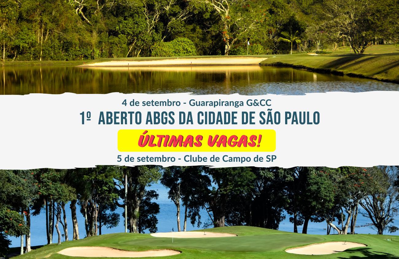 Ainda dá tempo de participar do 1º Aberto ABGS da Cidade de São Paulo, dias 4 e 5 de setembro