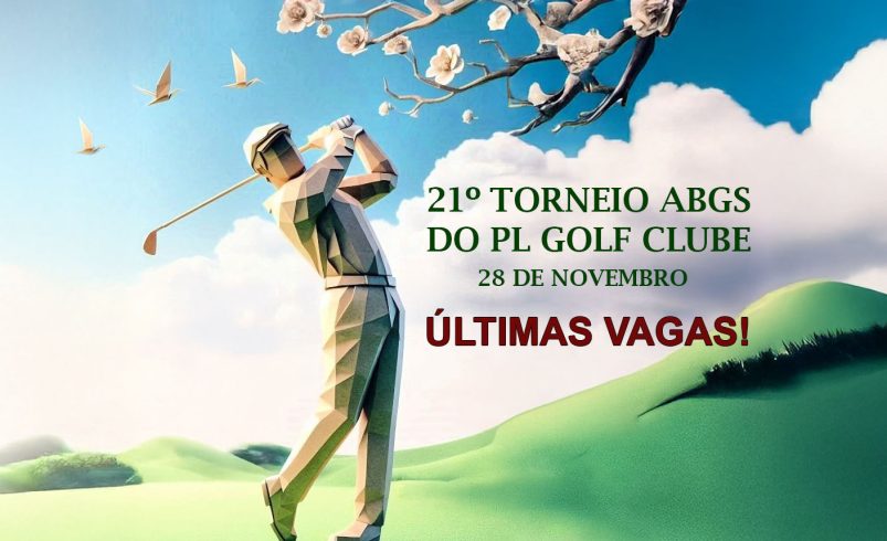 Últimas vagas para participar do 21º Torneio ABGS do PL, dia 28/11, em Arujá