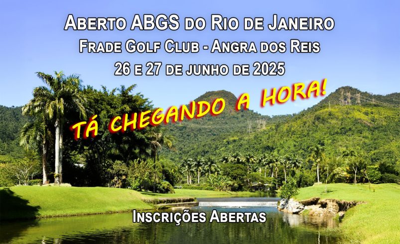 Está chegando a hora do Aberto ABGS do RJ, dias 26 e 27, no Frade, em Angra dos Reis