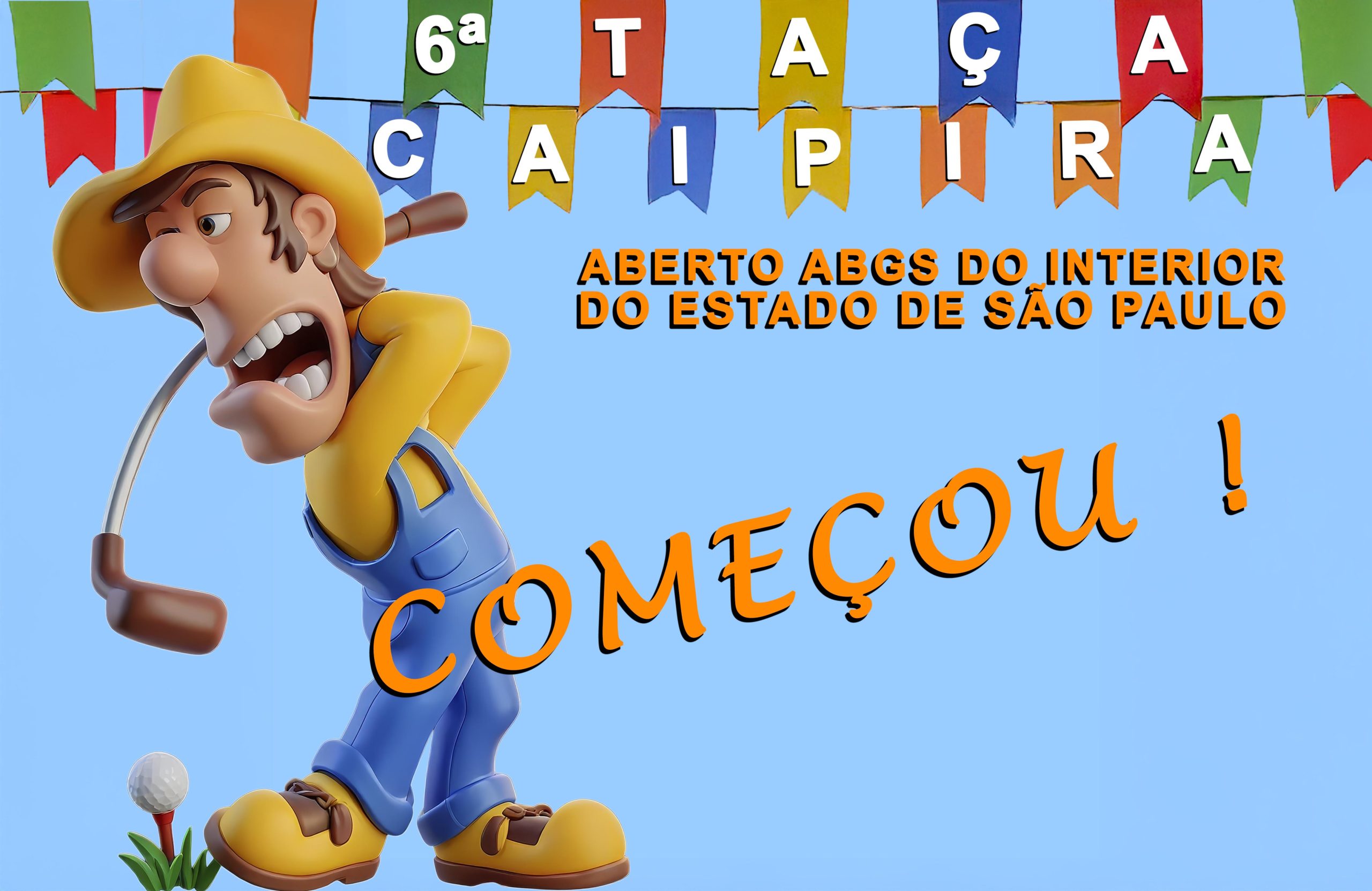 6ª Taça Caipira começa neste 5ª feira com lotação máxima e jogadores de cinco estados