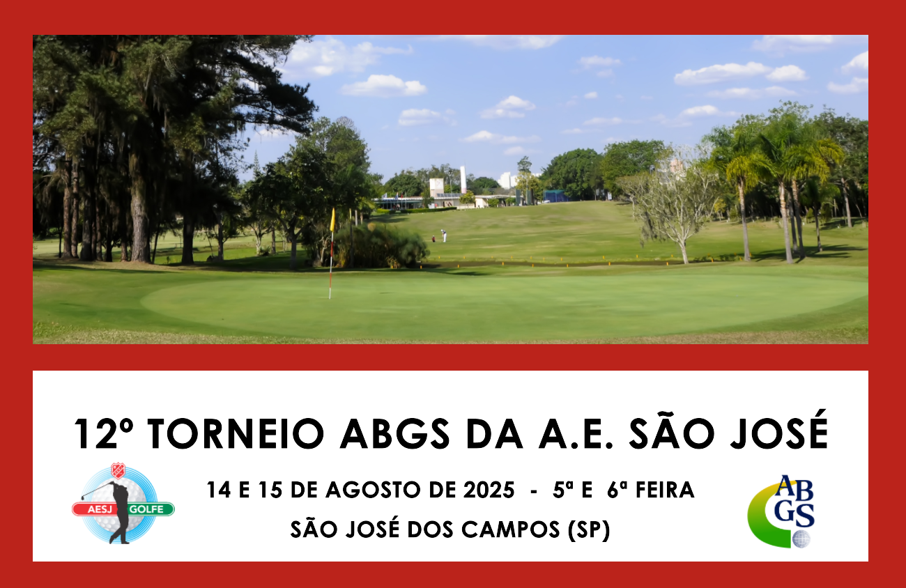 ABGS inova com torneio de dois dias em campo de 9 buracos, nestas 5ª e 6ª, na AE São José