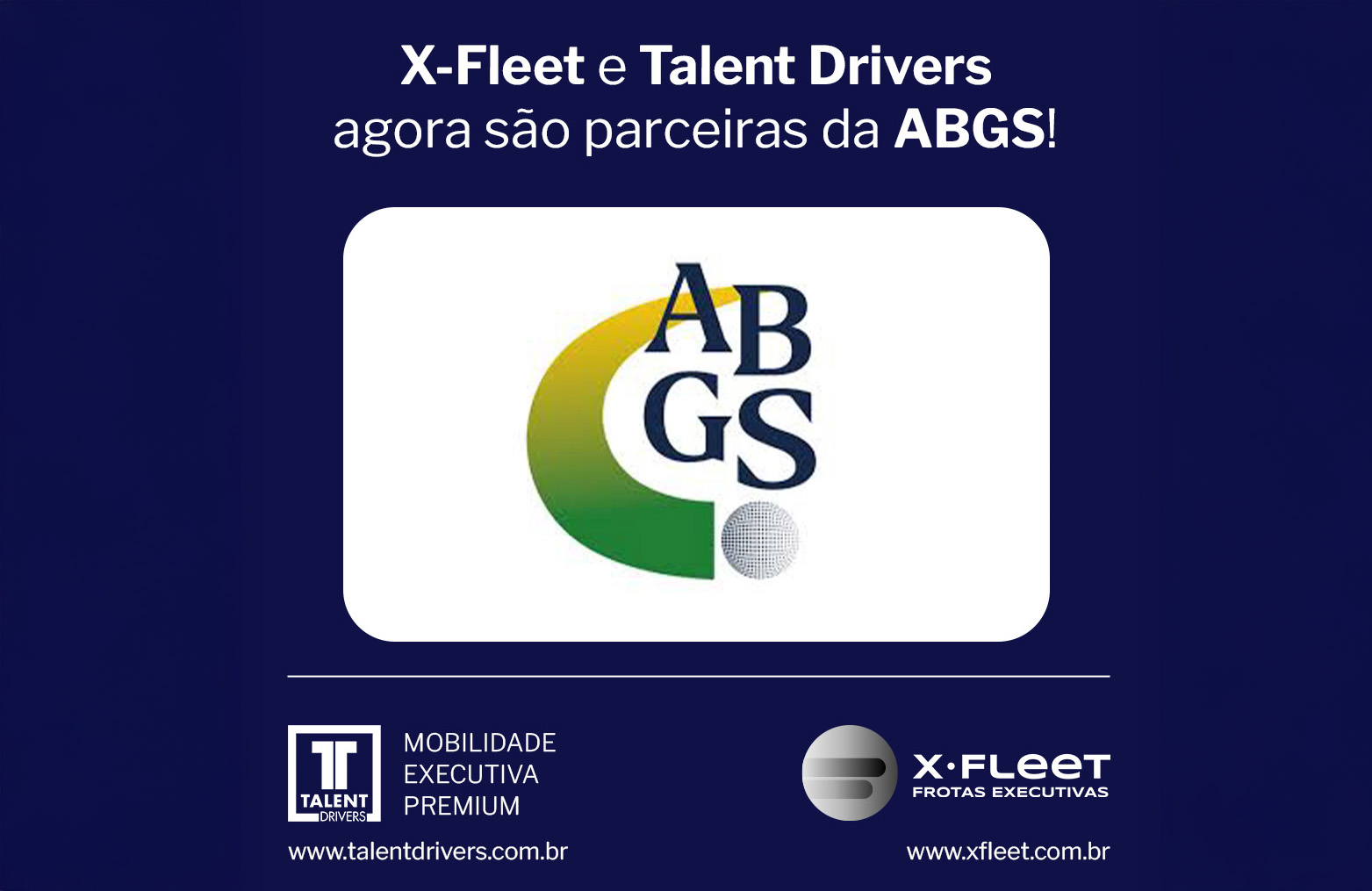 Conheça X-Fleet e Talent Drivers, os novos parceiros da Associação Brasileira de Golfe Sênior