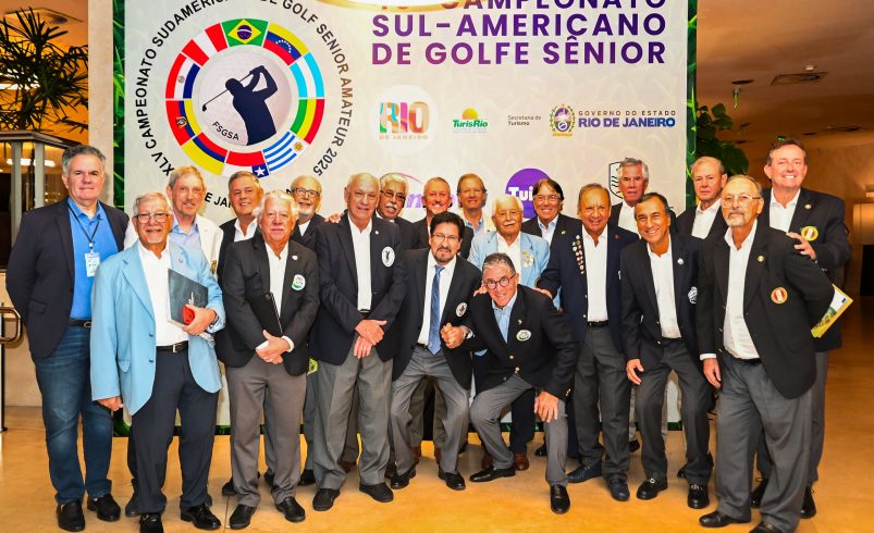 Sul-Americano de Golfe Sênior: equipe do Brasil busca seu terceiro título em quatro anos