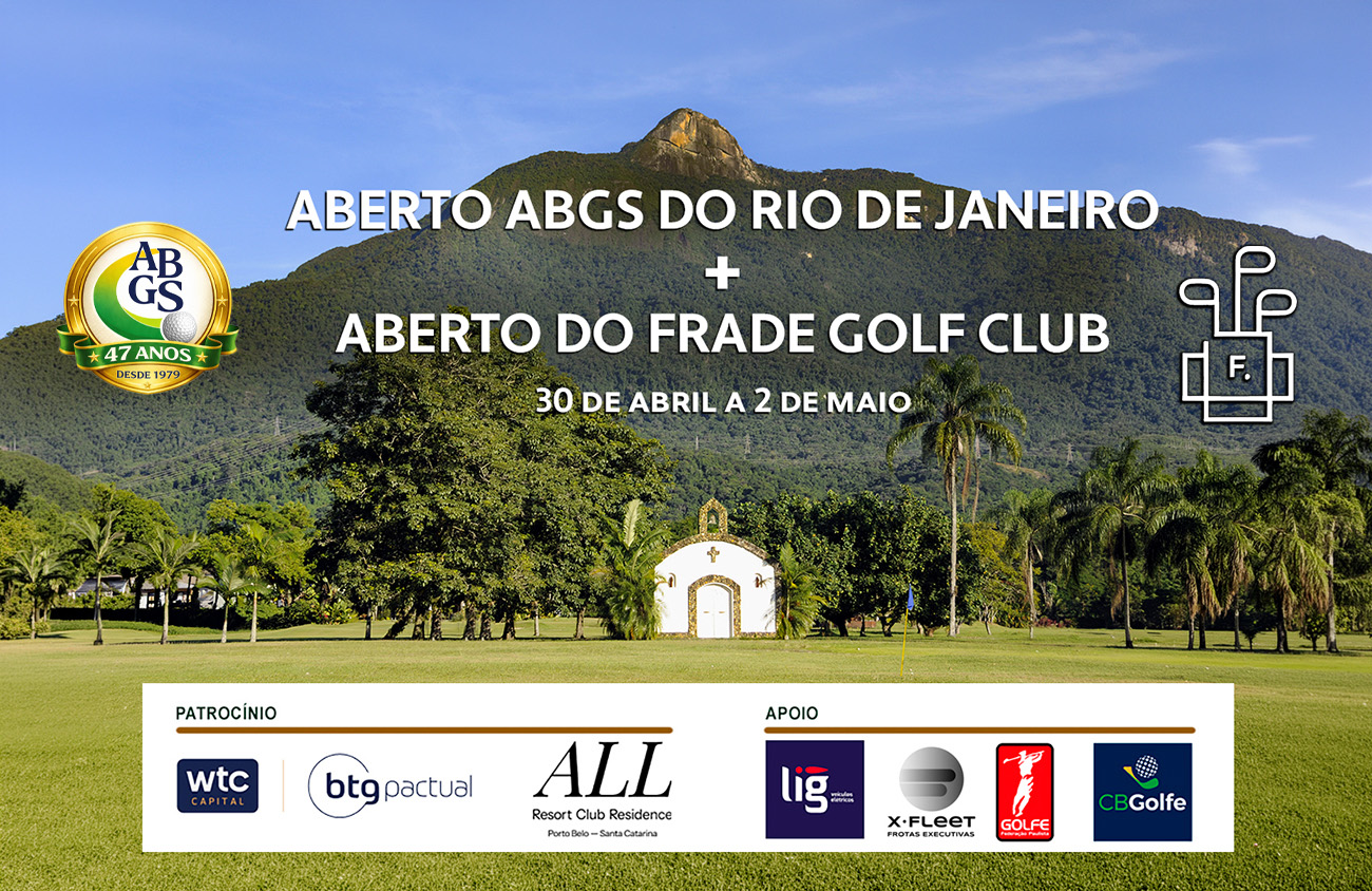 Diversão em Dobro: inscreva-se para o Aberto ABGS do RJ e jogue também no Aberto do Frade