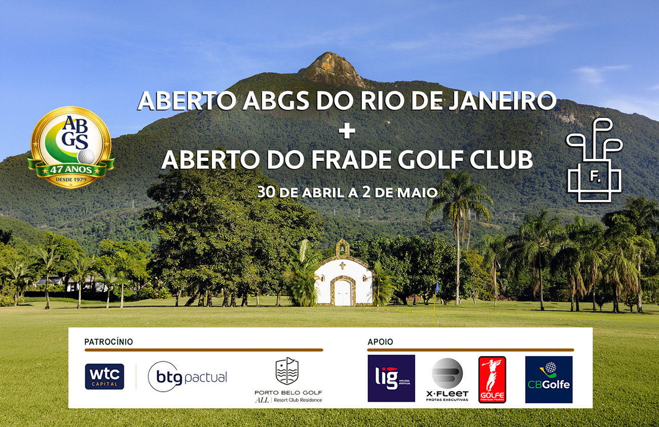 Últimos dias jogar no Aberto ABGS do RJ, com opção de competir também no Aberto do Frade