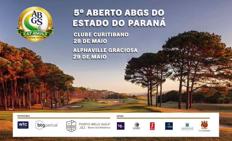 Inscreva-se já para o 5º Aberto ABGS do Estado do Paraná, nos dias 28 e 29 de maio