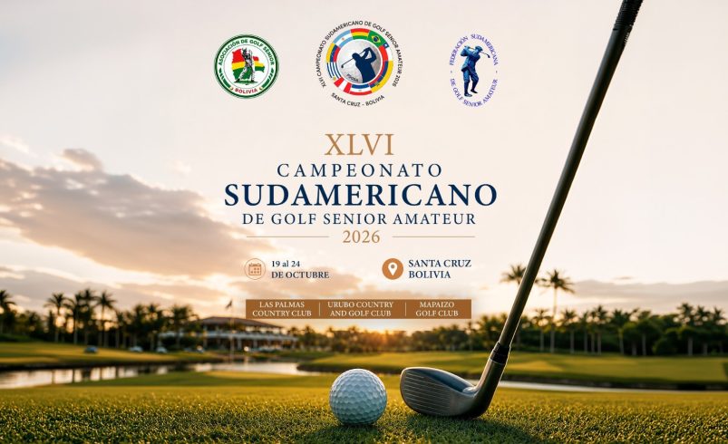 Abertas novas vagas para o Brasil no 46º Campeonato Sul-Americano de Golfe Sênior
