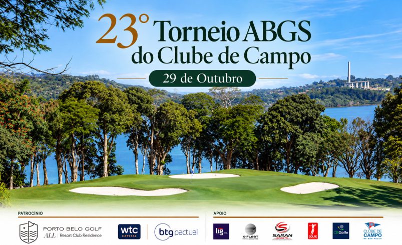 Estão abertas as inscrições para o 23º Torneio ABGS do Clube de Campo de São Paulo