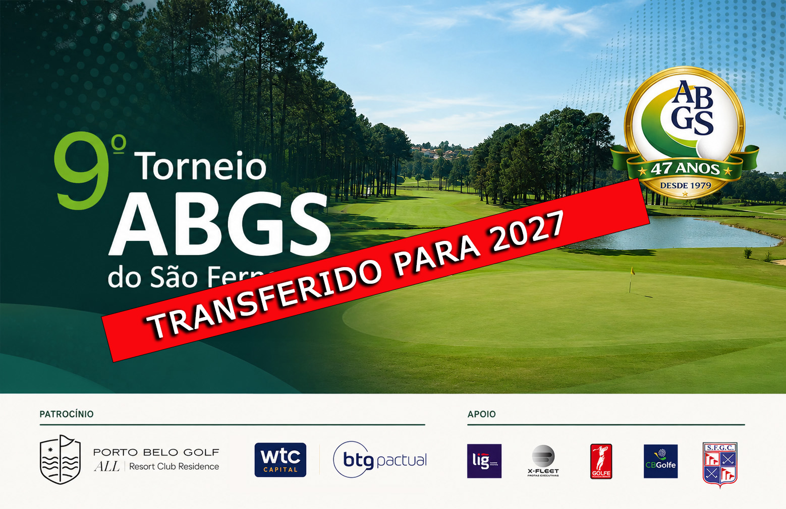 Atenção! Torneio ABGS do São Fernando não será mais disputado em 2026
