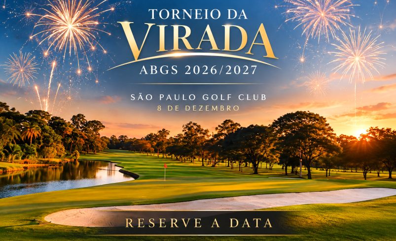 8º Torneio da Virada ABGS 2026/2027 será dia 8 de dezembro, no São Paulo Golf Club