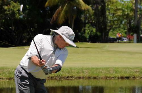 Constantino Ajimasto Junior close backswing