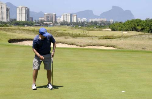 Claudio Vasconcellos putt no 15