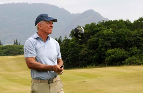 Marcelo Stallone close  no tee do 3