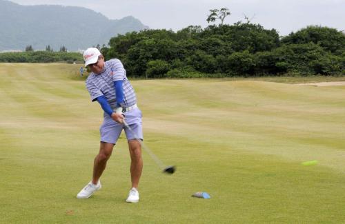Nicolas Fernandez impacto no tee do 3
