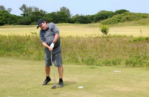 Pierre Paradis impacto no tee do 11