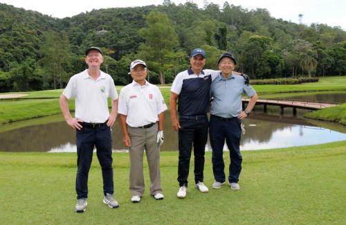 Douglas Black, Shozo Karasawa, Almir Oliveira e Seizo Yano