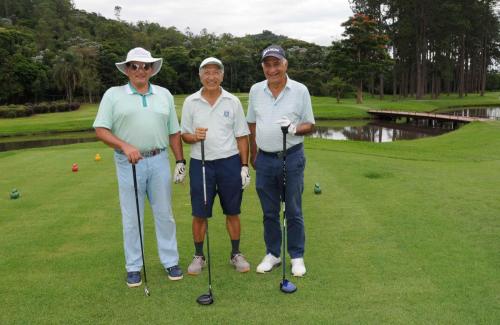 Salmou Cohen, Yocito Fukuda e Isaac Dayan