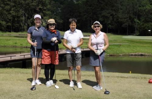 Natalya Leonardi, Keiko Shimomaebara, Helena Miyaguti e Claudia Celli